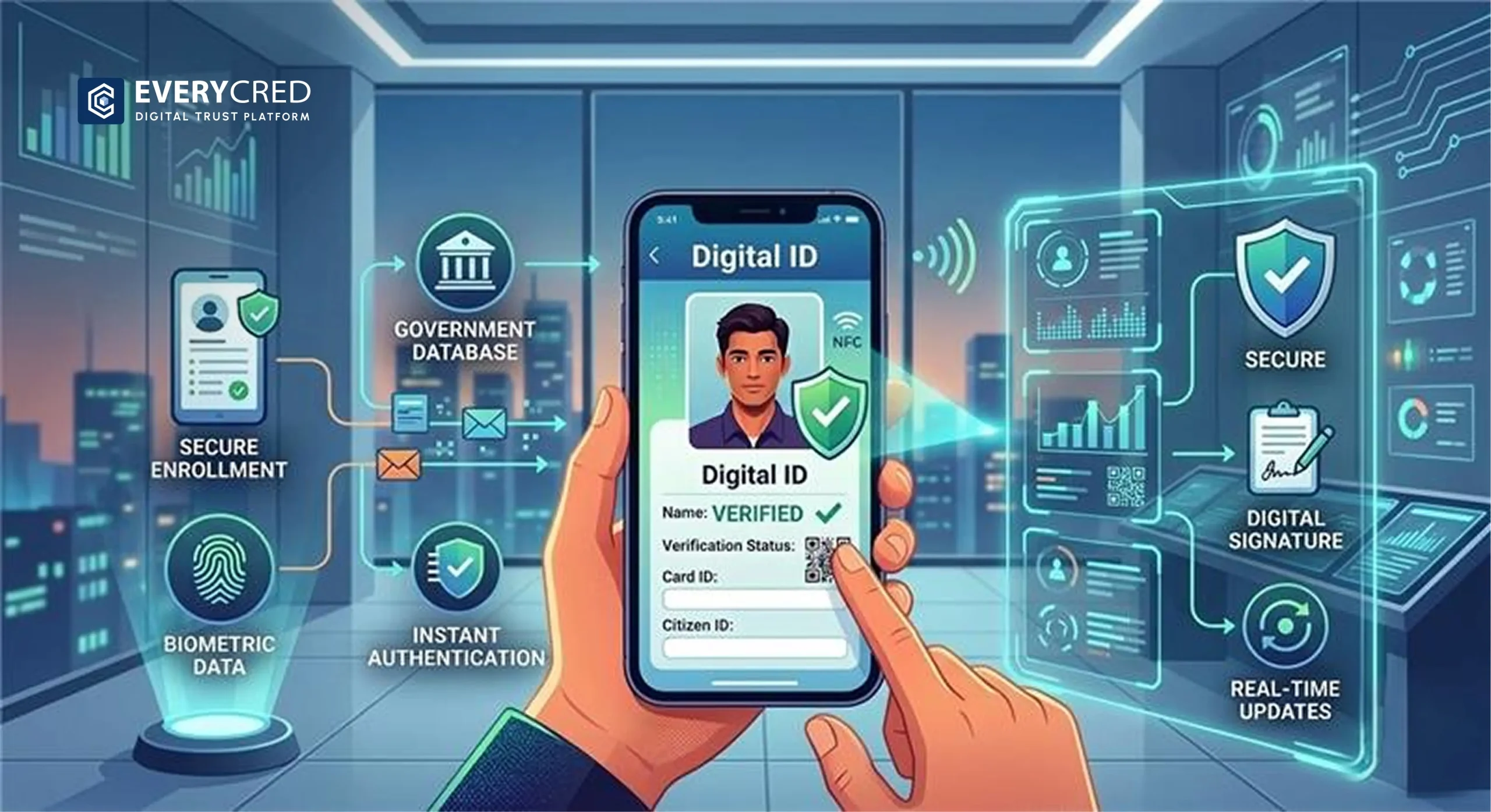 Digital ID Cards for Police Secure Verification